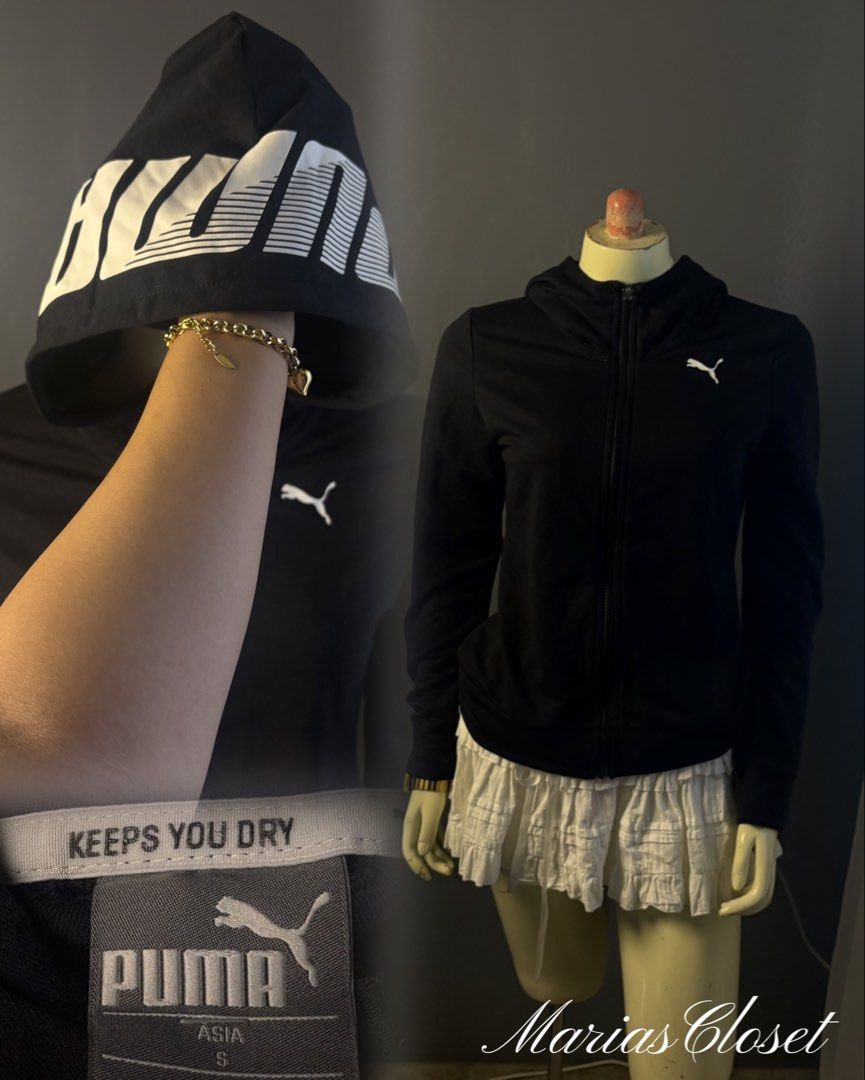 PUMA FULL ZIP HOODIE (Category: Coats, Jackets and Outerwear) located in Baguio. Submitted by mariascloset.ph (Listing ID 1469578966, Image 2). Description: .