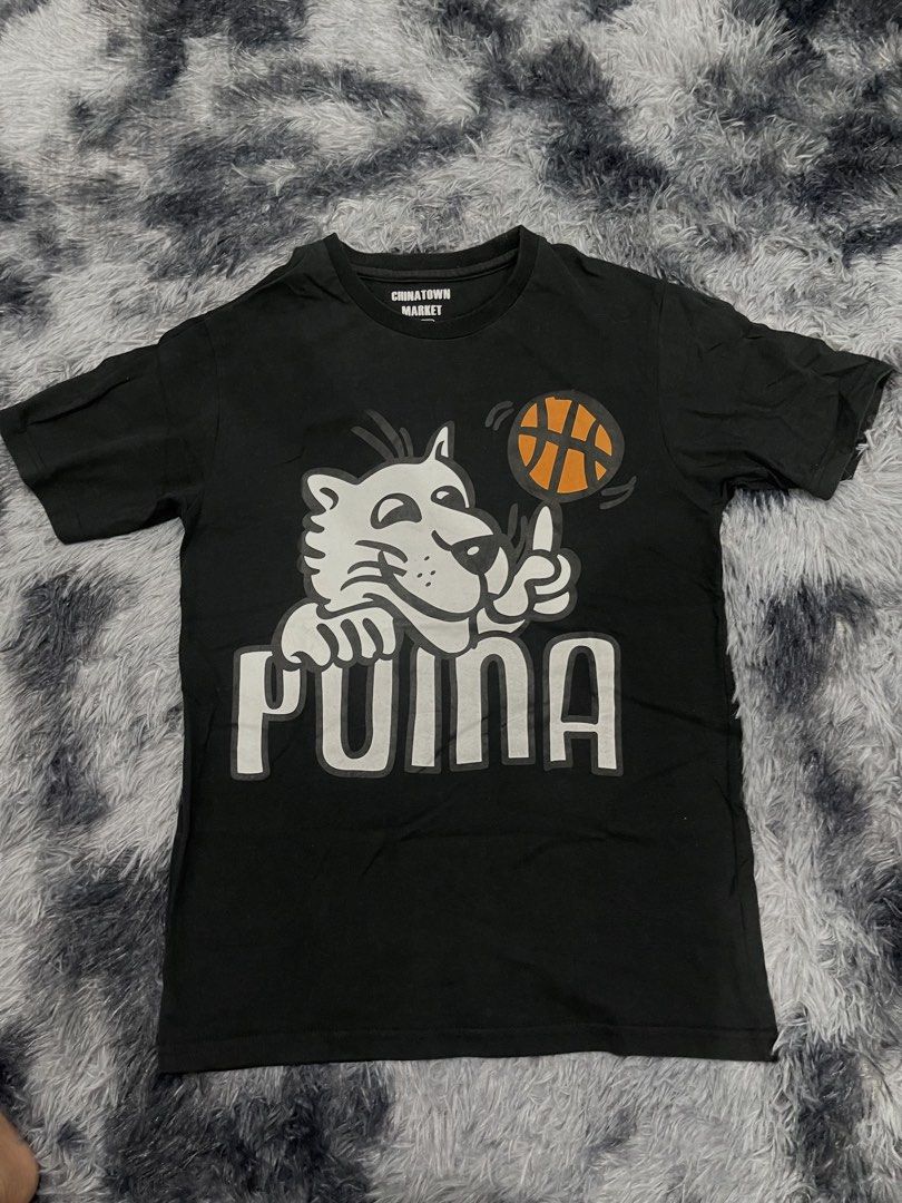 Puma x chinatown market (Category: Formal Shirts) located in San Jacinto. Submitted by clothcartelph (Listing ID 1469655032, Image 1). Description: Size: small Dimes: 17/26 Condition: as new condition Color rate: 9.5/10 No issue.