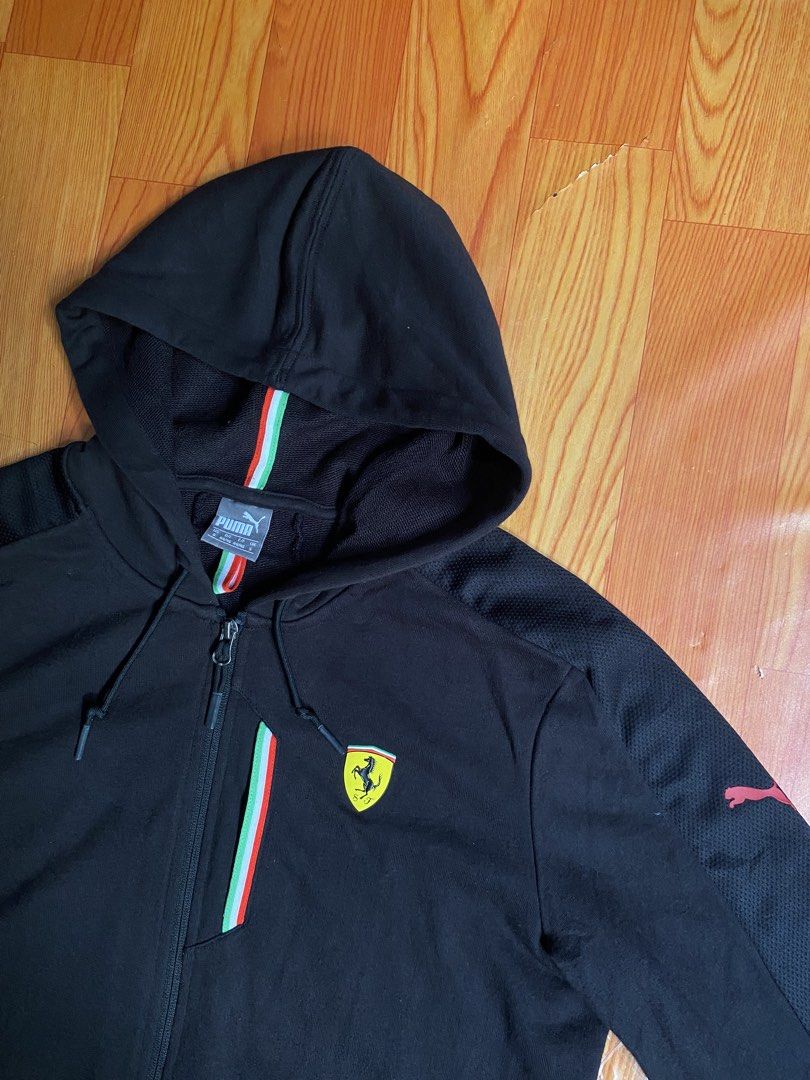 Puma x Ferrari hoodie (Category: Hoodies) located in Cebu City. Submitted by jerianix (Listing ID 1469688011, Image 3). Description: Puma x Ferrari hoodie Size small W21 L28 Excellent condition No issues .