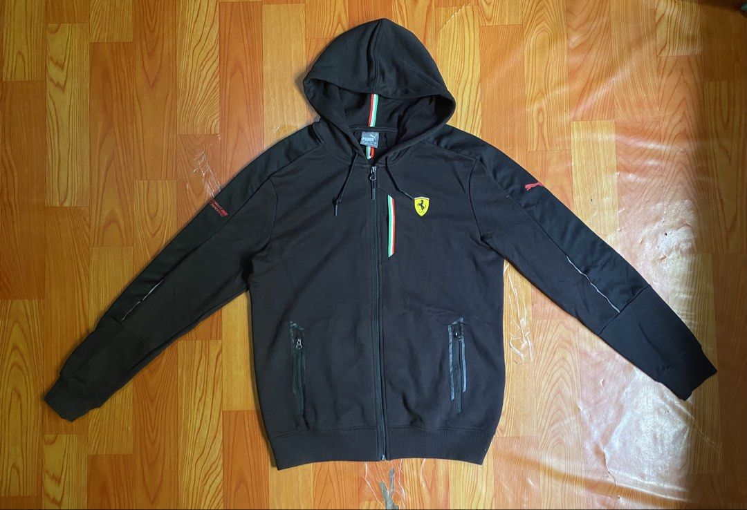 Puma x Ferrari hoodie (Category: Hoodies) located in Cebu City. Submitted by jerianix (Listing ID 1469688011, Image 2). Description: Puma x Ferrari hoodie Size small W21 L28 Excellent condition No issues .