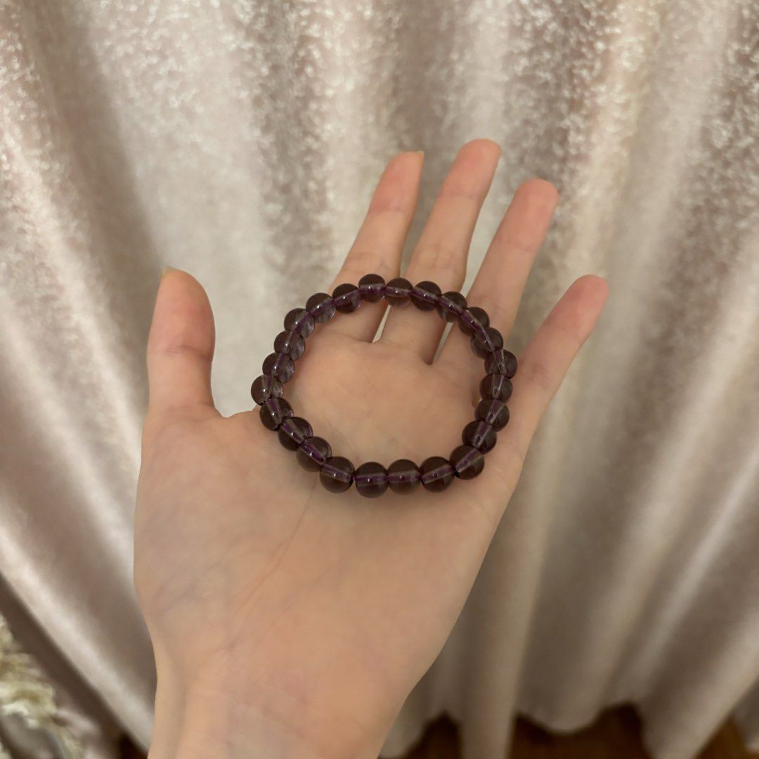 Purple violet round beads simple minimalistic stylish (Category: Bracelets) located in Quezon City. Submitted by fairycatss (Listing ID 1469661656, Image 2). Description: 📌PLEASE READ 🔮Never worn good for stacking 🔮Do not hesitate to ask questions 🔮Check my page for free items if purchase is over a certain amount :) 🔮Please do manage your expectations as these are preloved 🔮No cancellation/ refunds/ returns 💵Payment method: Gcash 🚚Deliver