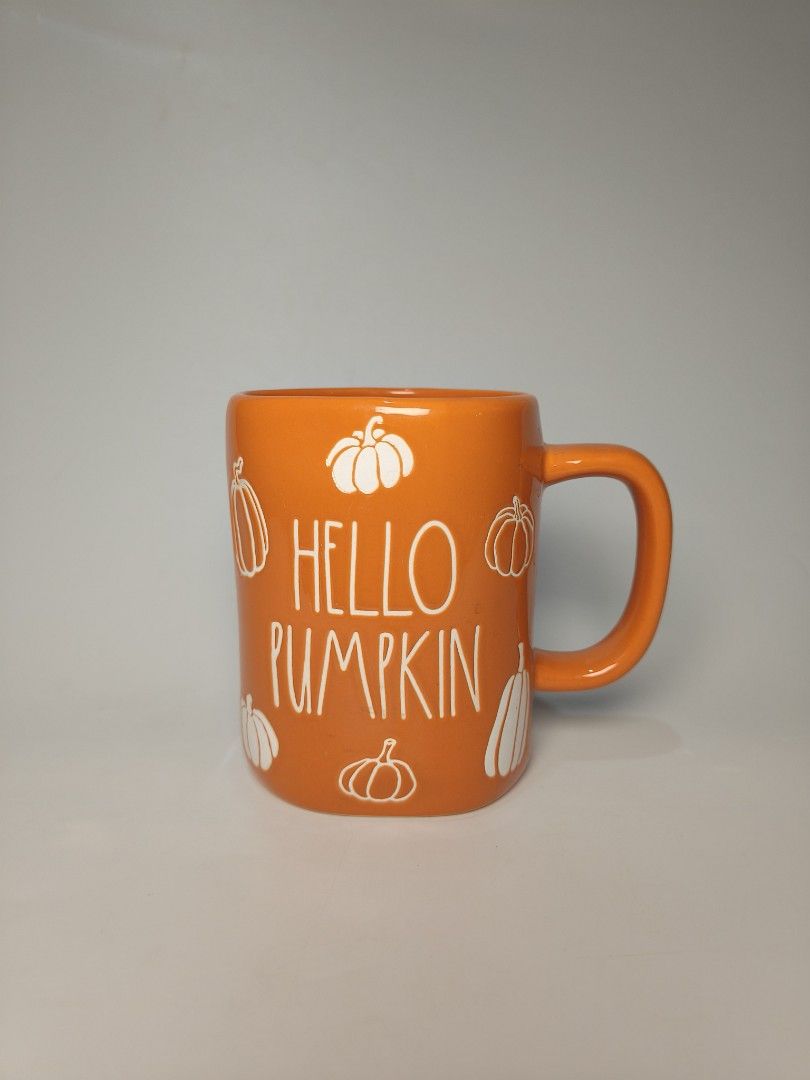 Rae Dunn - Hello Pumpkin (Category: Coffee & Tea Tableware) located in Cavite. Submitted by phtmt (Listing ID 1469704119, Image 1). Description: These are factory pull-out items, so minor imperfections or flaws may be present. Please manage your expectations..