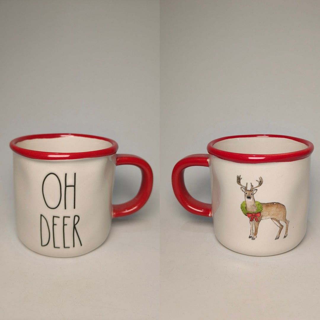 Rae Dunn Oh deer (Category: Coffee & Tea Tableware) located in Cavite. Submitted by phtmt (Listing ID 1469706857, Image 1). Description: These are factory pull-out items, so minor imperfections or flaws may be present. Please manage your expectations..