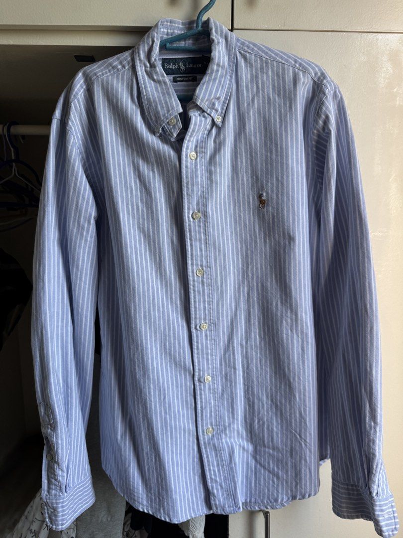 Ralph Lauren / RL - Pinstripe Longsleeves (Category: Tshirts & Polo Shirts ) located in Manila. Submitted by alguims (Listing ID 1469633510, Image 1). Description: Dimes: Width - 22 Length - 29 Issue/s: Cut Tags Loc: Manila .