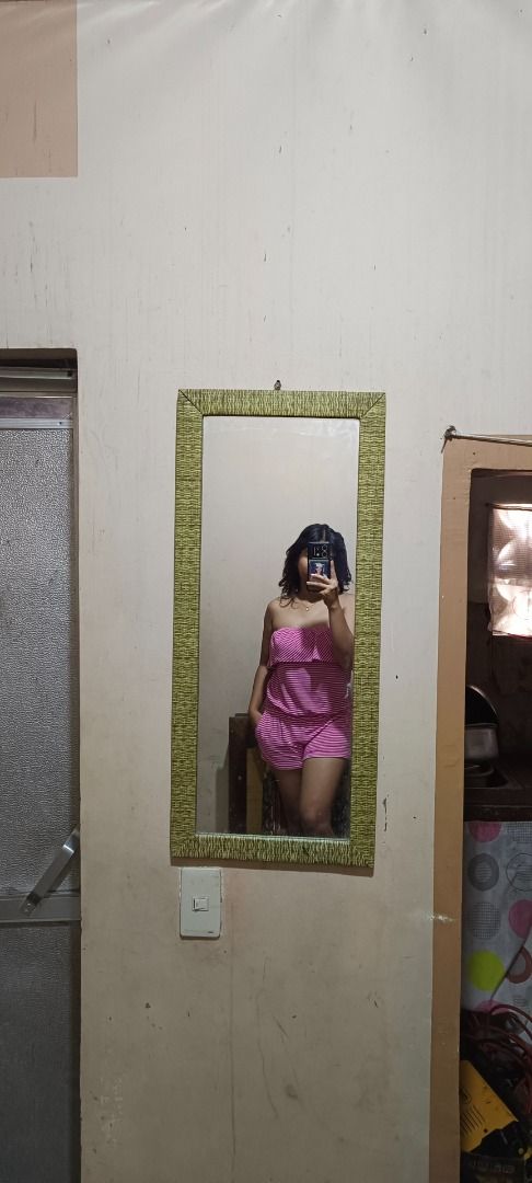 Ralph Lauren Pink Striped Strapless Romper M (Category: Rompers) located in Caloocan City. Submitted by gelie_29 (Listing ID 1469581698, Image 1). Description: - Brand: Ralph Lauren - Style: Strapless romper with cute ruffle top layer and convenient pockets - Pattern & Fabric: Bright pink and white stripes in a soft, cozy terry cloth towel texture - Fit: Elastic waist for comfort, size M (fits 8-10) - Details: Signature embroidered logo on the lo