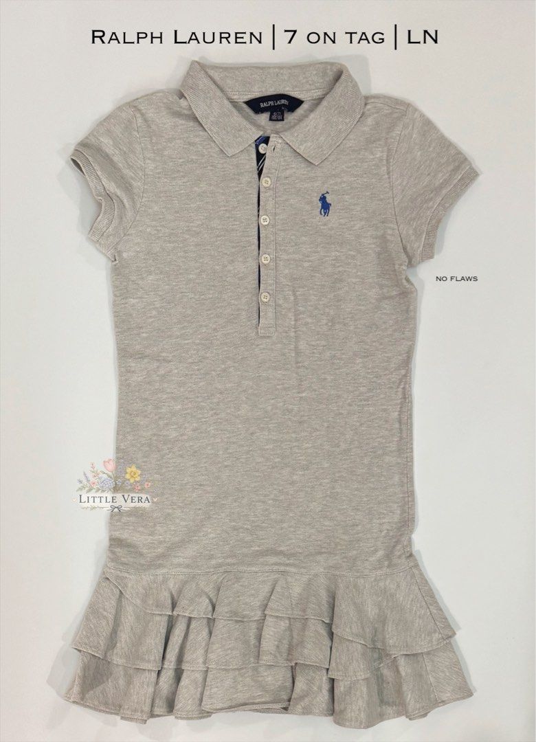 Ralph Lauren RL gray dress (Category: Babies & Kids Fashion) located in Bacoor. Submitted by littleveraph (Listing ID 1469698546, Image 1). Description: .