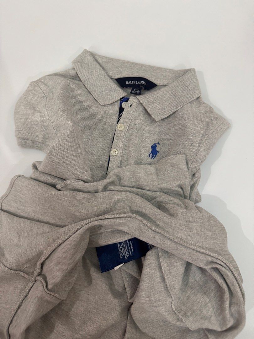 Ralph Lauren RL gray dress (Category: Babies & Kids Fashion) located in Bacoor. Submitted by littleveraph (Listing ID 1469698546, Image 3). Description: .