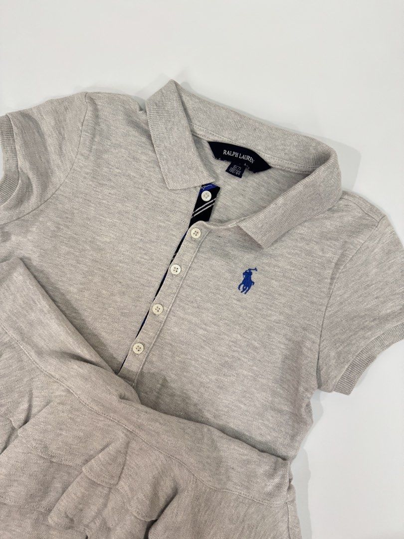 Ralph Lauren RL gray dress (Category: Babies & Kids Fashion) located in Bacoor. Submitted by littleveraph (Listing ID 1469698546, Image 2). Description: .