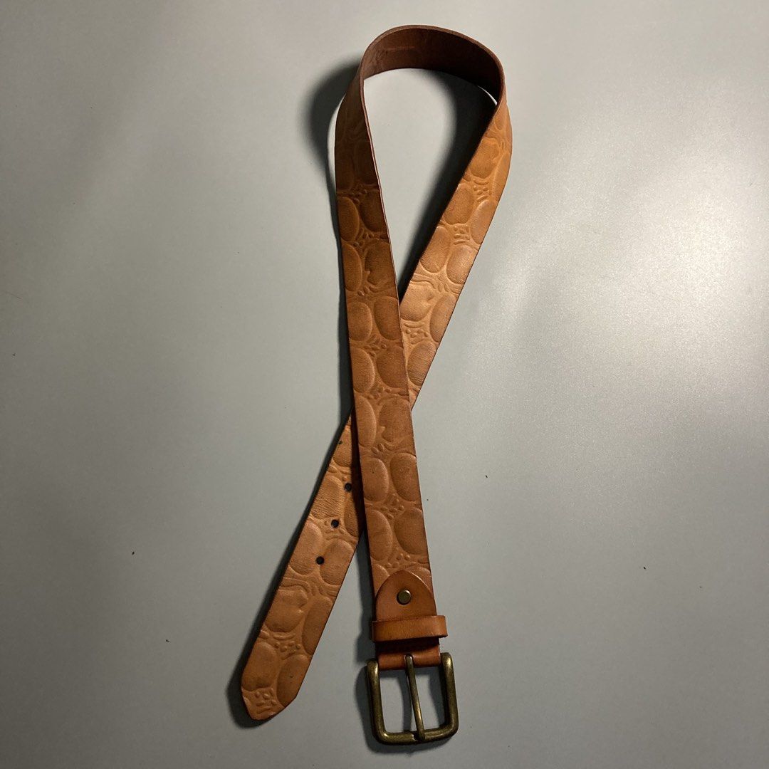 Random Japan Made Brass Buckle Belt (Category: Belts) located in Malaybalay. Submitted by spl3ndd_artifacts (Listing ID 1469661267, Image 2). Description: Random Japan Made Brass Buckle Belt Size: 32-36inches .