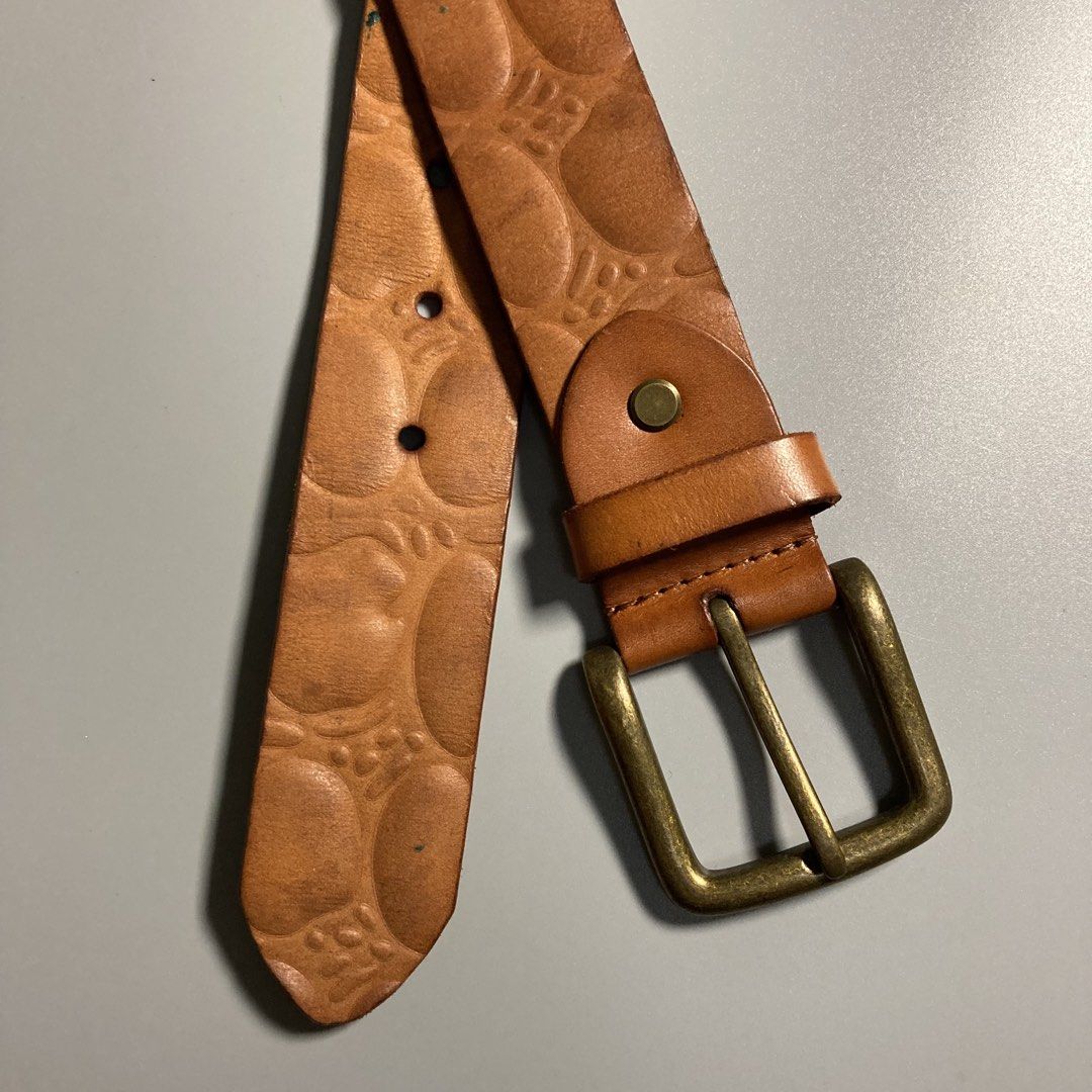 Random Japan Made Brass Buckle Belt (Category: Belts) located in Malaybalay. Submitted by spl3ndd_artifacts (Listing ID 1469661267, Image 3). Description: Random Japan Made Brass Buckle Belt Size: 32-36inches .