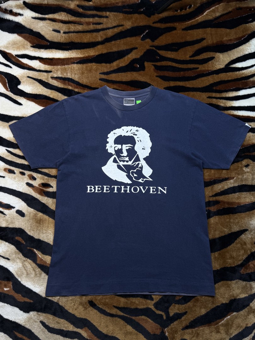Rare Vintage 90s Bape Beethoven, Men's Fashion, Tops & Sets, Tshirts ...