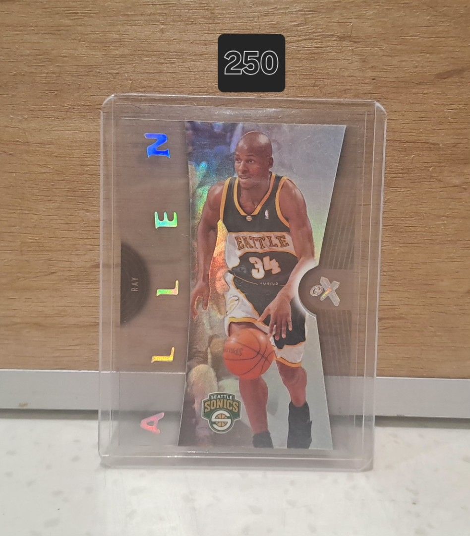 Ray Allen Acetate NBA Cards (Category: Raw Singles) located in Aroroy. Submitted by papajamescardshop (Listing ID 1469703514, Image 1). Description: FS Ray Allen Acetate NBA Cards.