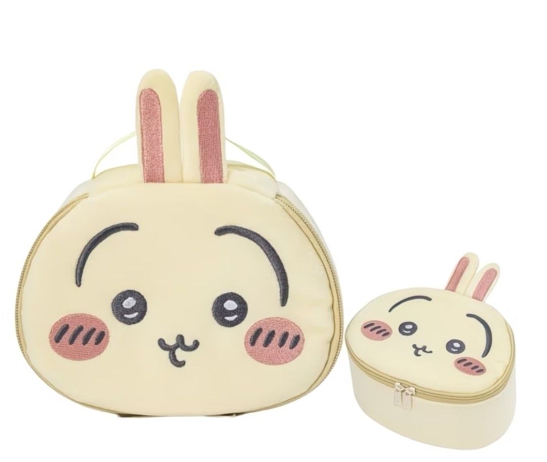 [READ DESCRIPTION] Chiikawa and Usagi Makeup Bag Pouch (Category: Purses & Pouches) located in Angeles City. Submitted by trustsuki (Listing ID 1469689997, Image 2). Description: 🍀 ꒰ wts lfb ph only .ᐟ ˚♡ ꒱ ‼️ read before buying ♡ Chiikawa and Usagi Makeup Bag Pouch♡ 200ea + lsf ✨️ pre-order (up to 5 weeks) ✨️ brandnew as is x sensi, always manage your expectations it might have factory damage x impatient 💳 mop: maribank / gcash 🚚 mod: j&t ( w