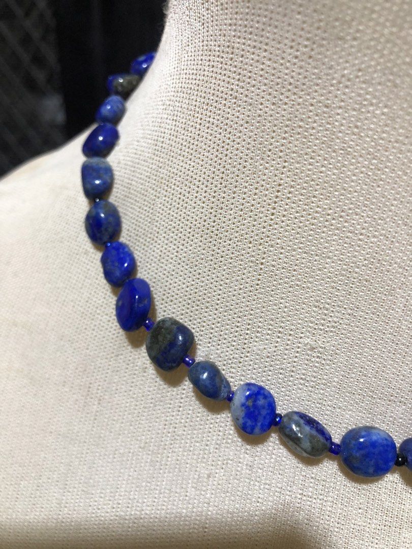 Real lapiz lazuli vintage (Category: Necklaces) located in Manila. Submitted by anneverz (Listing ID 1469591312, Image 3). Description: Vintage item Real lapiz lazuli Necklace .