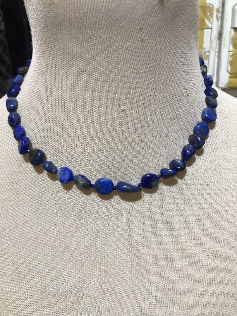 Real lapiz lazuli vintage (Category: Necklaces) located in Manila. Submitted by anneverz (Listing ID 1469591312, Image 2). Description: Vintage item Real lapiz lazuli Necklace .