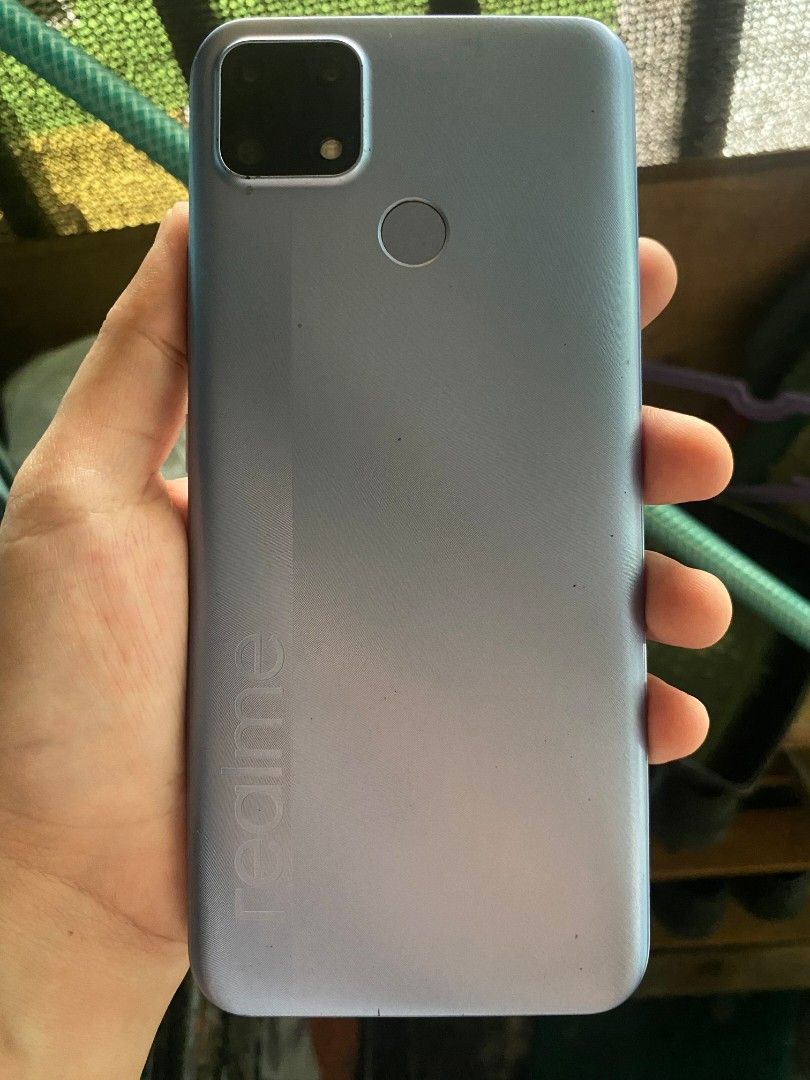 Realme c25s 128 (Category: Realme) located in Manila. Submitted by selgs (Listing ID 1469673940, Image 1). Description: Realme c25s 128gb 6000mAh Matagal malobat Smooth ang lcd Orig no history of repair Pm nalang Cash lang Antipolo loc ko.