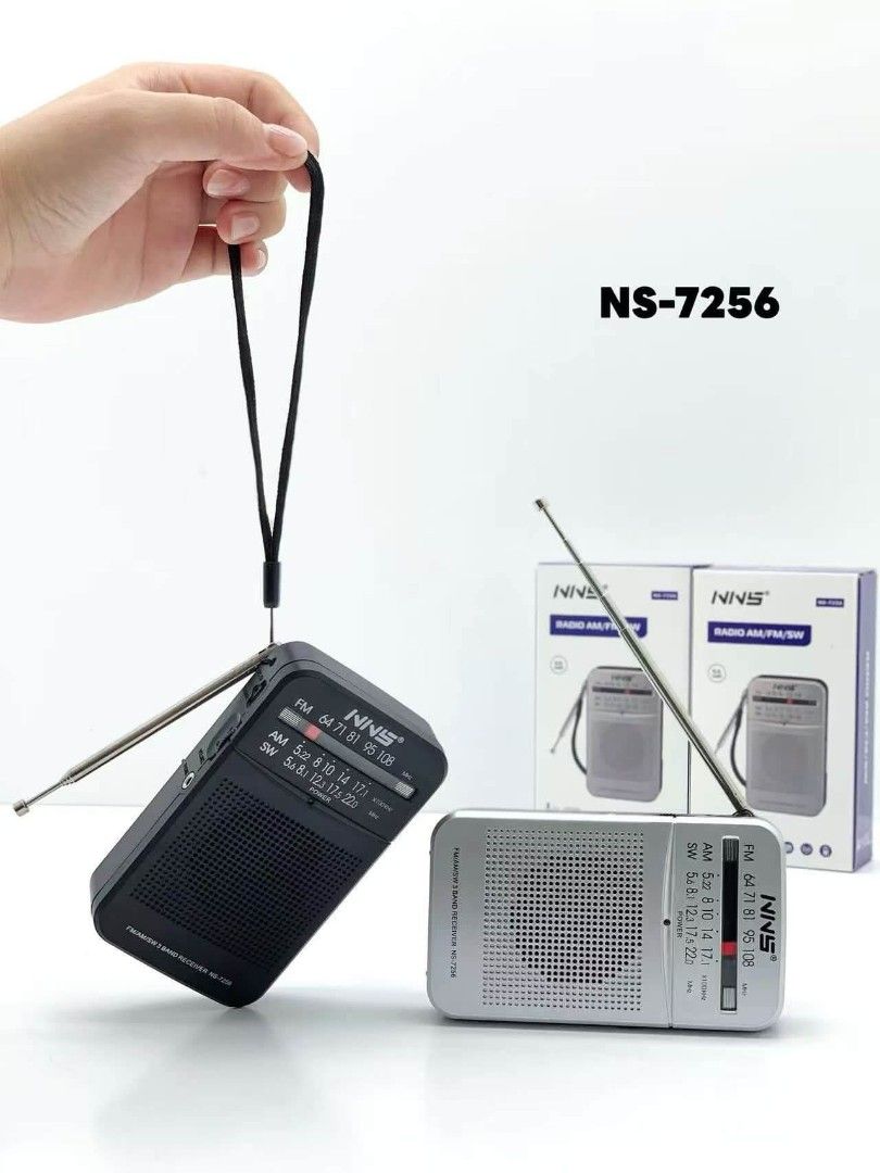 Rechargeable Portable Pocket Radio (Category: Home Improvement Tools & Accessories) located in Mandaluyong City. Submitted by shopmla (Listing ID 1469717296, Image 1). Description: Rechargeable Portable Pocket Radio Php 350. NS-7256 FM/AM/SW 3 Band Rechargeable Portable Pocket Radio.