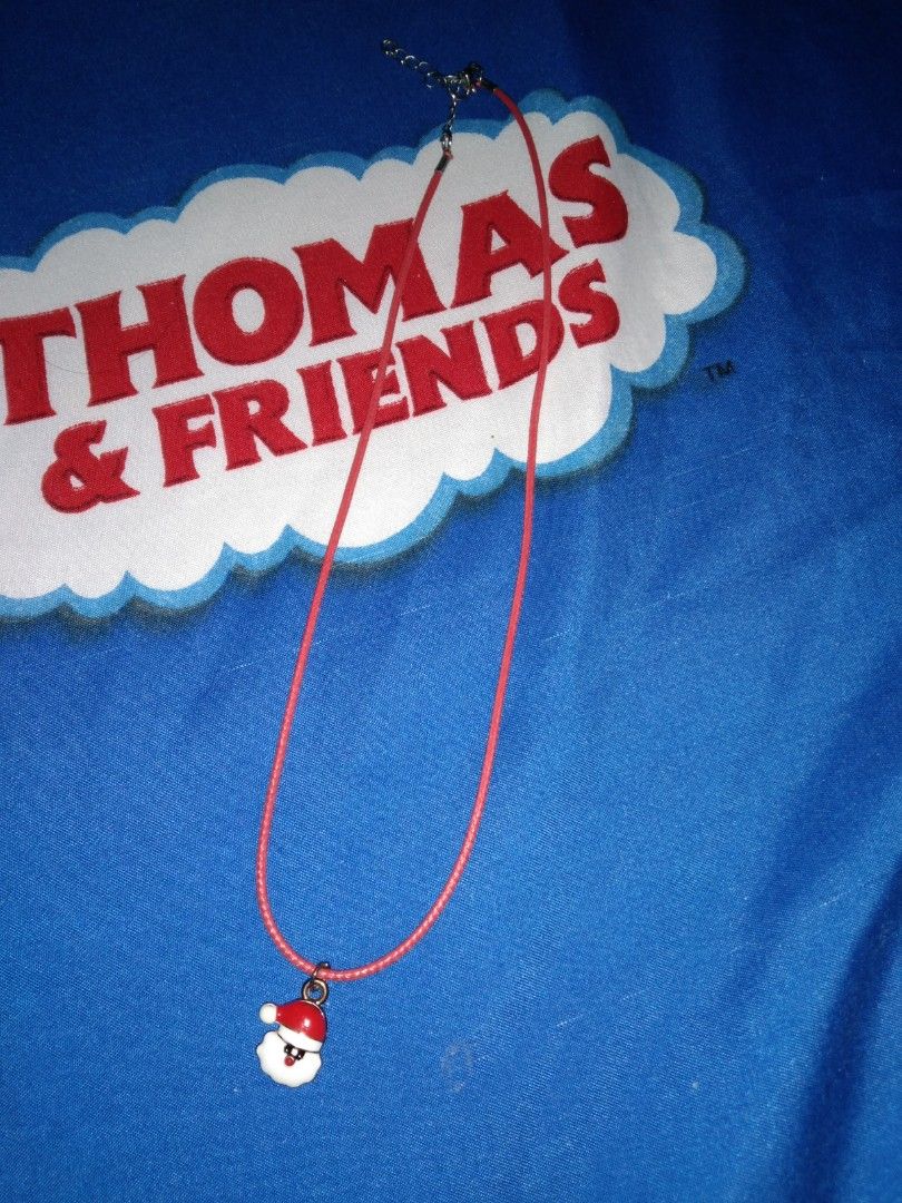 Red necklace Santa pendant (Category: Necklaces) located in Quezon City. Submitted by eidorableshop (Listing ID 1469682041, Image 1). Description: .