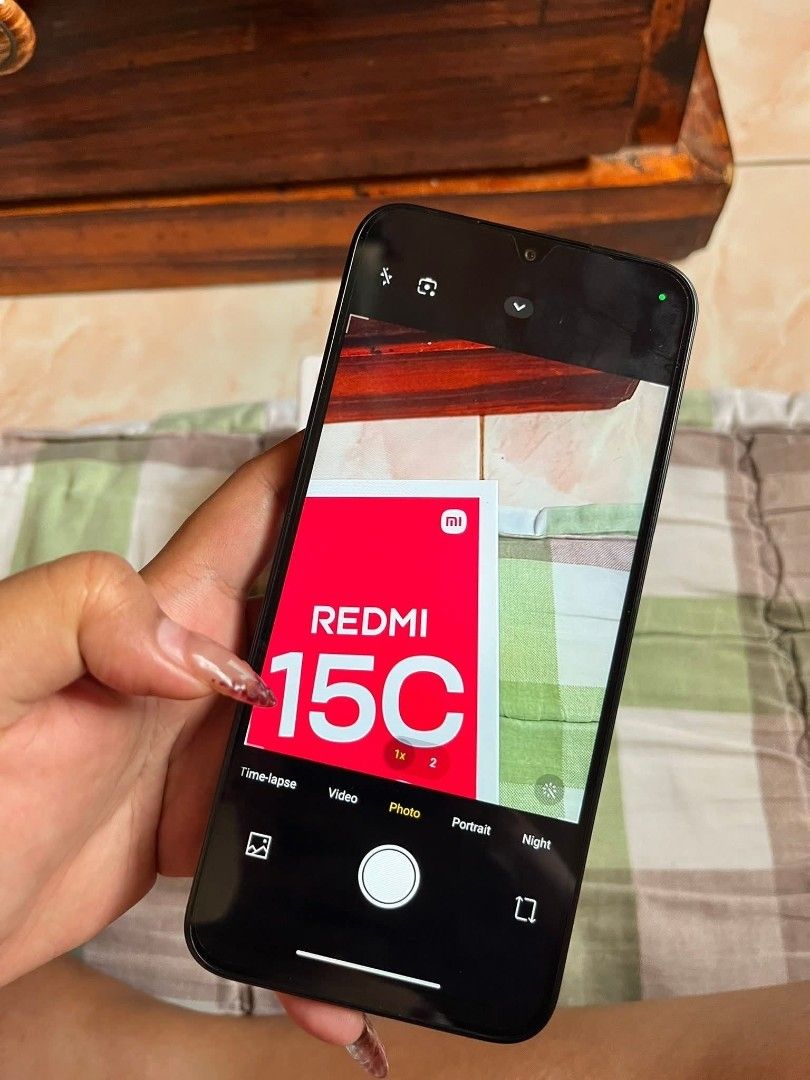 Redmi 15C (Category: Other Mobile & Gadget Accessories) located in Bulacan. Submitted by ukaybrandedshop (Listing ID 1469693729, Image 2). Description: Redmi 15C 6/128GB No Issue Good Condition Unit, Case, Charger, Box Pm directly 💌.