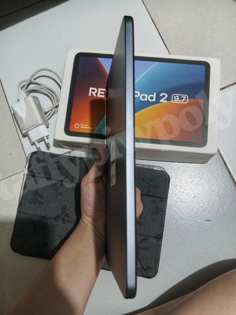 REDMI PAD 2 9.7 (128GB) (Category: Android) located in Quezon City. Submitted by taffypiwpoly (Listing ID 1469593634, Image 3). Description: REDMI PAD 2 9.7 (128 gb) ₱8,500 • 100% batt health • 43 cycle count • Good as new • Minimal dents lang po • Rfs: need funds Inclusions: - Original Box - Original Charger - Case - Pen - With tempered glass.