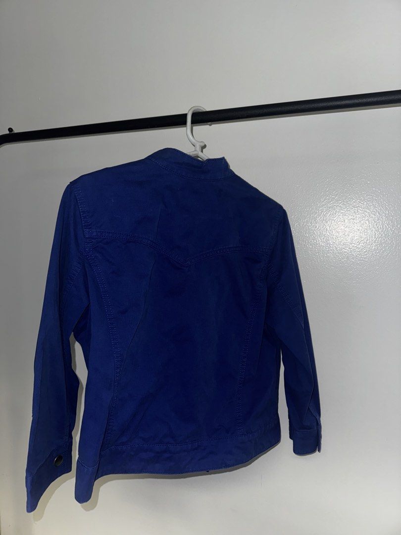Relatively Royal Blue Jacket (Category: Coats, Jackets and Outerwear) located in Quezon City. Submitted by coolmomma (Listing ID 1469740650, Image 2). Description: Never worn bought from the US for $50 Fits small.