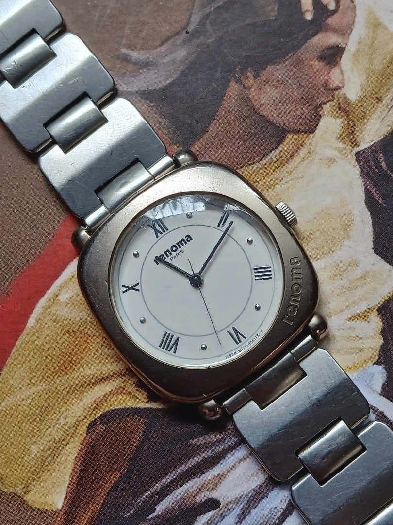 RENOMA by CITIZEN, Quartz (Category: Luxury Watches) located in Tabaco. Submitted by igoys-watches (Listing ID 1469601764, Image 2). Description: ₱ 1,899 ONLY!!! RENOMA Paris by CITIZEN Quartz ✅️Good Running Condition ✅️White Dial ✅️All Original (Original Strap will be included upon purchase) ✅️Roman Numerals Marker ✅️Neo-vintage, 1990s ✅️Newly Replaced Battery ✅️UNISEX ✅️Simple and Classy ✅️CITIZEN Movement 🔍 ✅️Perfect for any occasions 👌 ✅️Wi