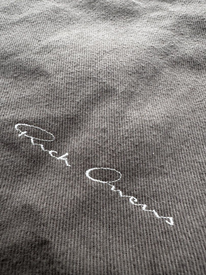 RICK OWENS TOTE BAG NEEDS CLEANING SEE PHOTOS FOR REFERENCE (Category: Tote Bags) located in Tacurong. Submitted by locationtacurongcitymindanao (Listing ID 1469682132, Image 1). Description: RICK OWENS BROWN TOTE BAG EMBROIDERED LOGO 18.5X14.5 May discoloration see photos .