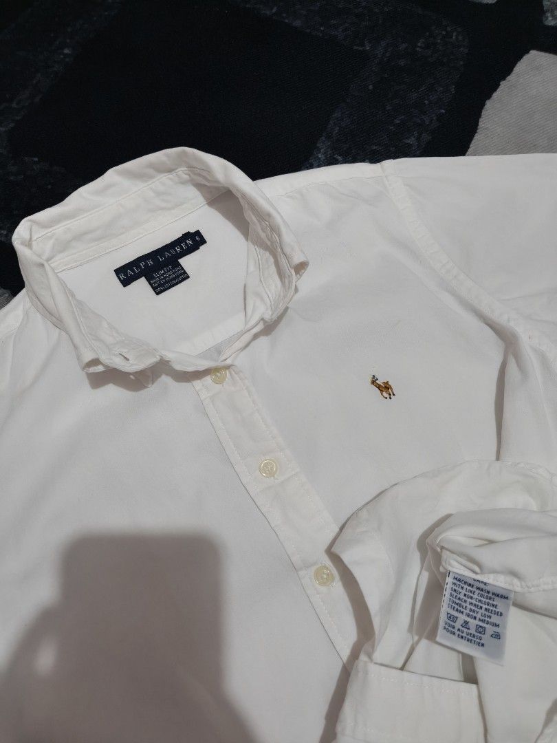 RL ButtonDown Shortsleeves (Category: Shirts) located in Andop. Submitted by kyutoryuu (Listing ID 1469582017, Image 2). Description: •Dimes: 17.5x23.5 •Condition: Excellent •CR: 9.5/10 •Issue: need rewash.