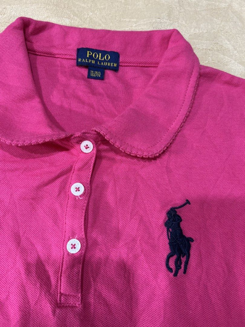 RL ladies polo shirt (Category: Shirts) located in Davao. Submitted by scorp5 (Listing ID 1469618565, Image 2). Description: RL polo button shirt Small for ladies adult Like new condition Dimes W 16 L 21.5 Size on tag 15-16 / L .