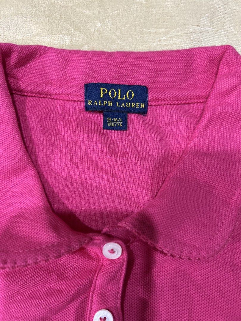 RL ladies polo shirt (Category: Shirts) located in Davao. Submitted by scorp5 (Listing ID 1469618565, Image 3). Description: RL polo button shirt Small for ladies adult Like new condition Dimes W 16 L 21.5 Size on tag 15-16 / L .