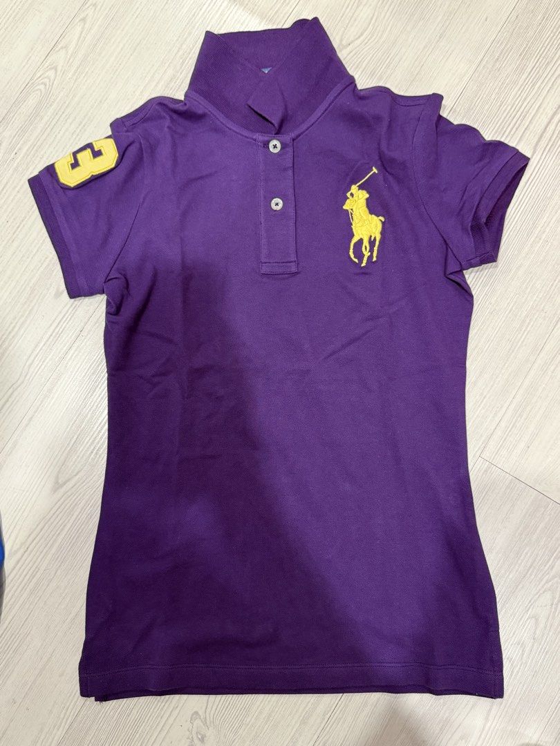 RL Polo Shirt (2 for 1000) (Category: Shirts) located in Manila. Submitted by thethriftlab (Listing ID 1469695774, Image 2). Description: one w tag (new) purple is S green is XS.