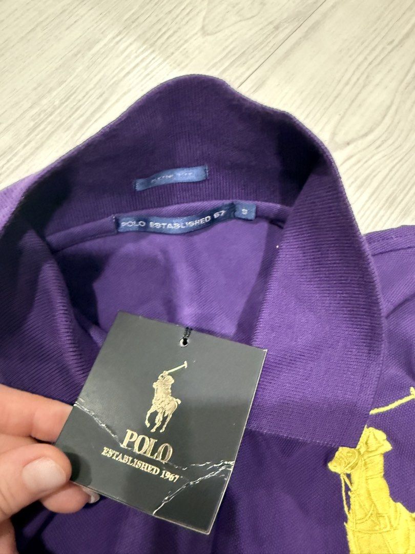 RL Polo Shirt (2 for 1000) (Category: Shirts) located in Manila. Submitted by thethriftlab (Listing ID 1469695774, Image 3). Description: one w tag (new) purple is S green is XS.