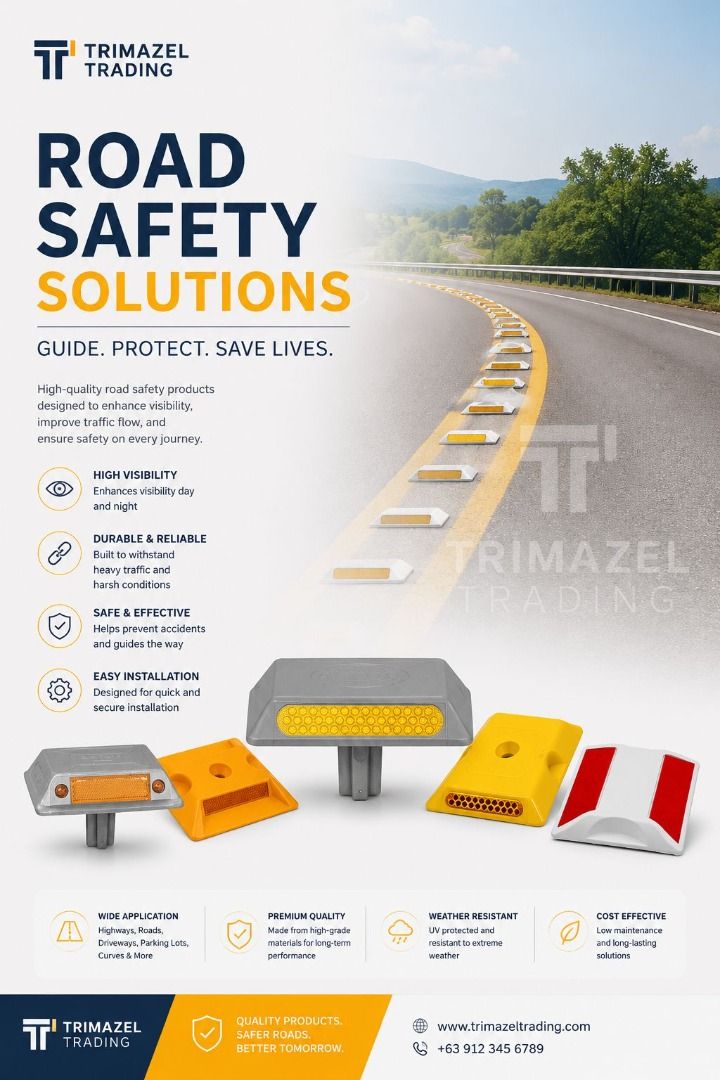 ROAD SAFETY SOLUTION (Category: Looking For) located in Caloocan City. Submitted by bodega_sales27 (Listing ID 1469592359, Image 1). Description: 🚧 ROAD SAFETY SOLUTIONS — SAFER ROADS START HERE! Promote safer roads and better traffic management with our Road Safety Solutions from TRIMAZEL TRADING! We offer practical traffic safety products designed for road works, construction sites, parking areas, and infrastructure projects. ✅ Traffic Control