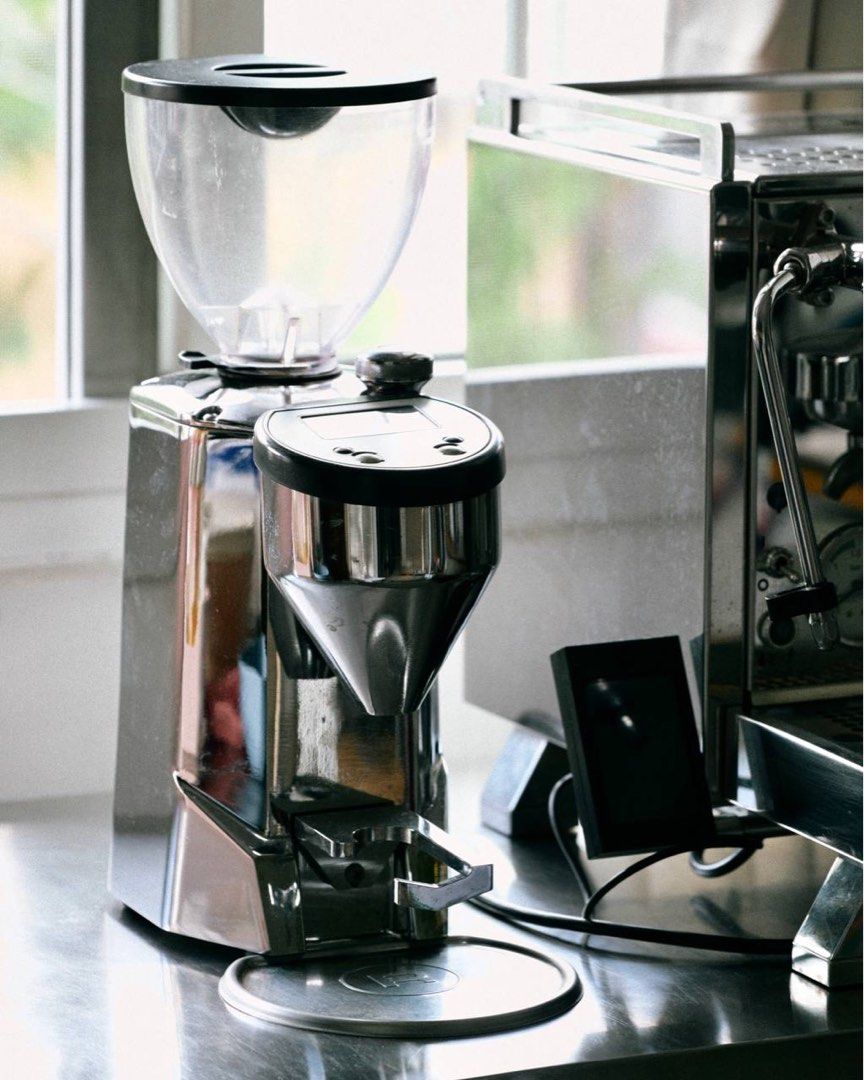 Rocket R58 Espresso machine + Rocket Fausto v1 grinder (Category: Coffee Machines & Makers) located in San Juan City. Submitted by t93i796min (Listing ID 1469620159, Image 3). Description: Sold as a set only. Both machines are perfectly working; the grinder has minor cosmetic and button issues: - bean hopper has small chipped off part. - some wear on the double-shot grind button , but it remains functional. RFS: extra equipment after upgrading .