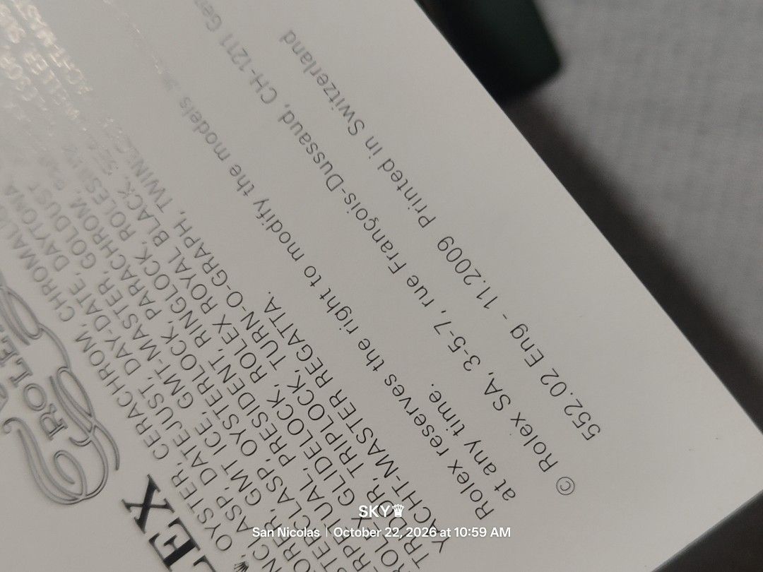 Rolex TT datejust 2009-2010 box set (Category: Luxury Watches) located in Quezon City. Submitted by sky_sale (Listing ID 1469712921, Image 2). Description: 2009-2010 rolex two tone Datejust box set Note:fair condition only authentic .