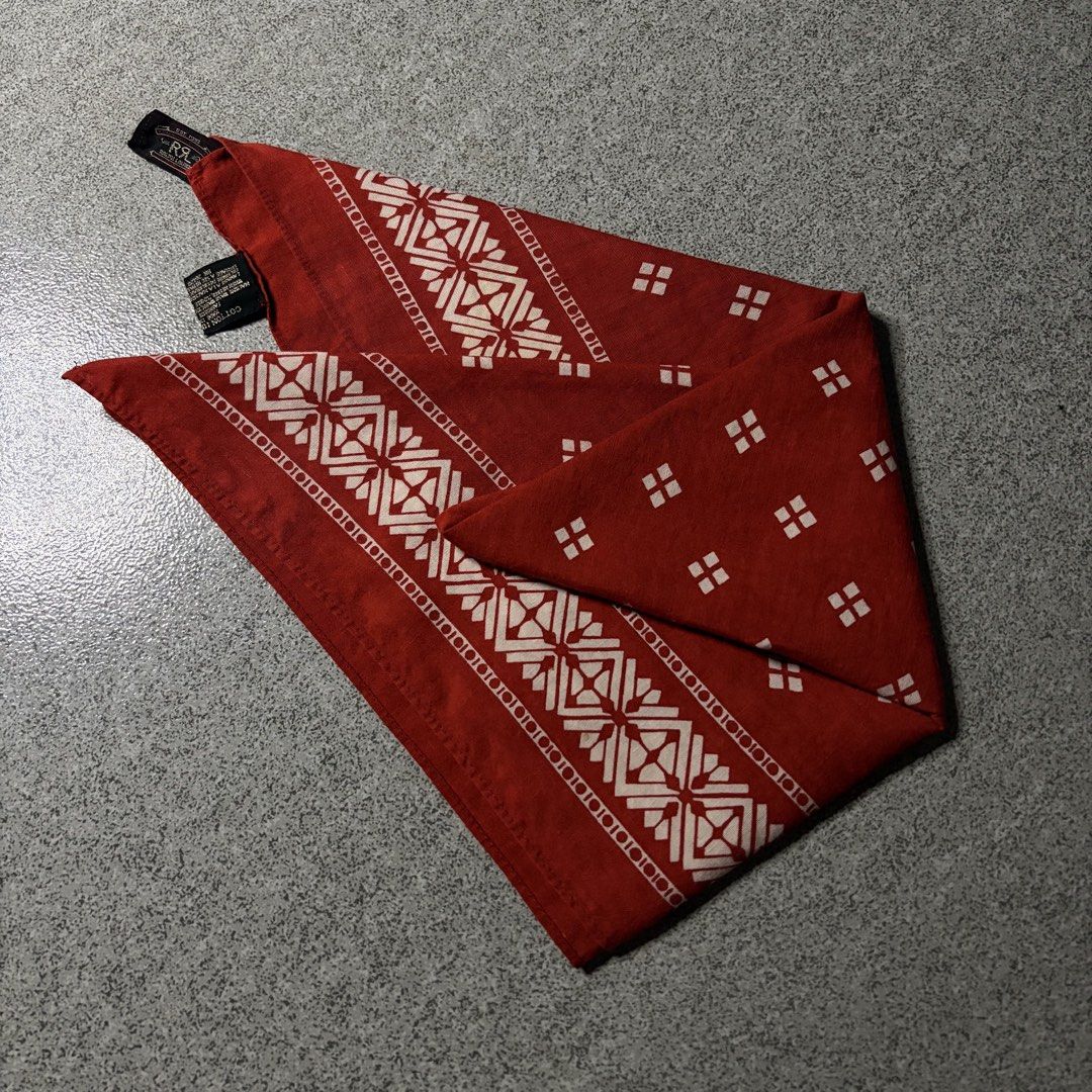 RRL Bandana (Category: Handkerchief & Pocket Squares) located in Talisay. Submitted by re_sell01 (Listing ID 1469701968, Image 2). Description: Double RL Bandana/Handkerchief W22 L22 Excellent Condition.