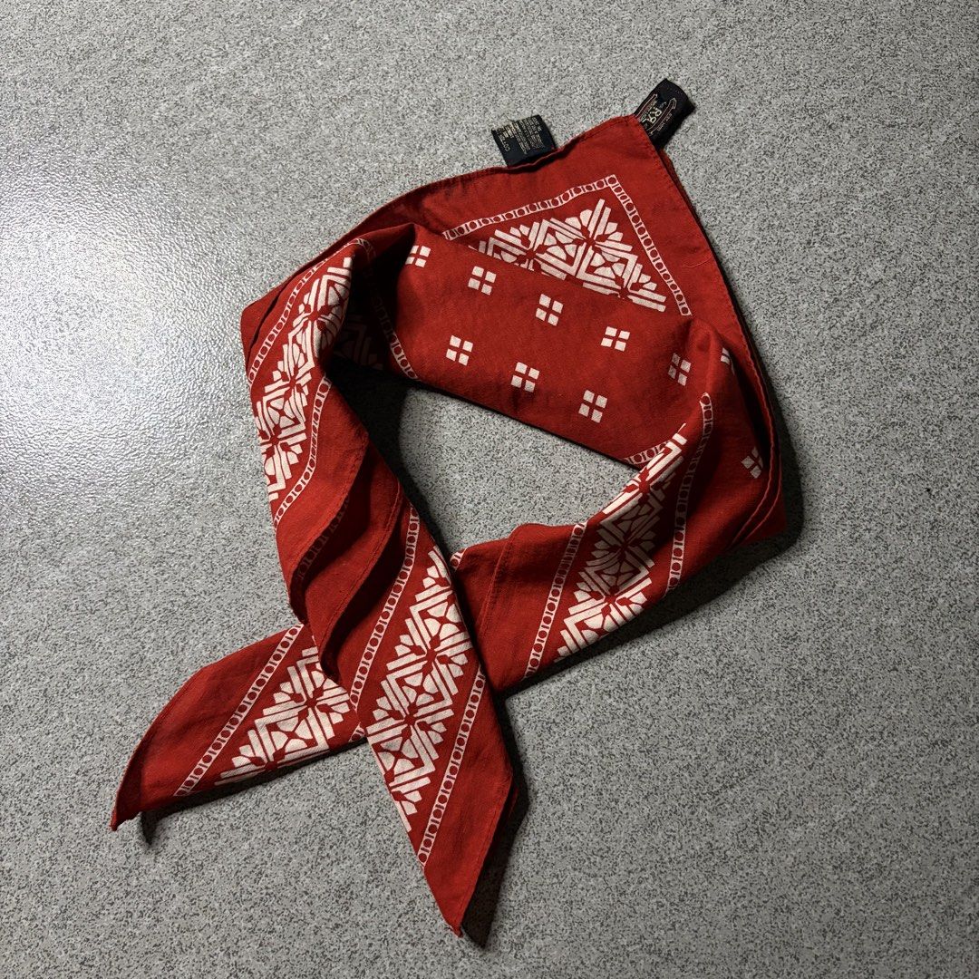 RRL Bandana (Category: Handkerchief & Pocket Squares) located in Talisay. Submitted by re_sell01 (Listing ID 1469701968, Image 1). Description: Double RL Bandana/Handkerchief W22 L22 Excellent Condition.