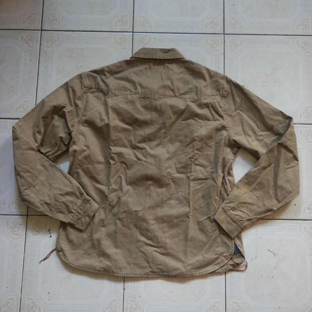 Ruggison Khaki Work Shirt XL (Category: Formal Shirts) located in Pasay City. Submitted by denimdude.ph (Listing ID 1469623518, Image 2). Description: .
