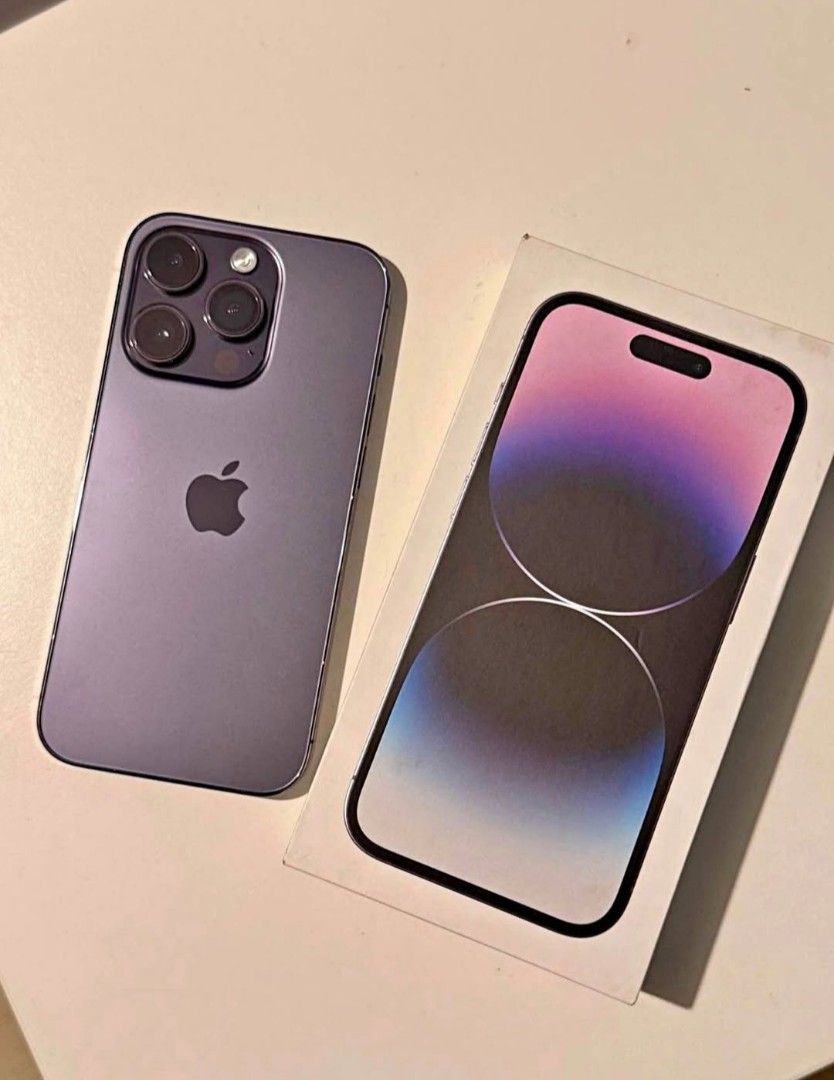 RUSH SELL IPHONE 14 PRO MAX 256 GB DEEP PURPLE (Category: iPhone 14 Series) located in Dasmarinas. Submitted by pochaccosells (Listing ID 1469756535, Image 1). Description: Hi! Looking for a buyer for a Preloved iPhone 14 Pro Max in Deep Purple. RFS: Will upgrade NO ISSUE, NO HISTORY OF REPAIR, NEVER BEEN OPENED Specs / Details: - 256GB Storage - Open line, with Dual physical sim - 76% Battery Health (original, still lasts a day) - All functions 