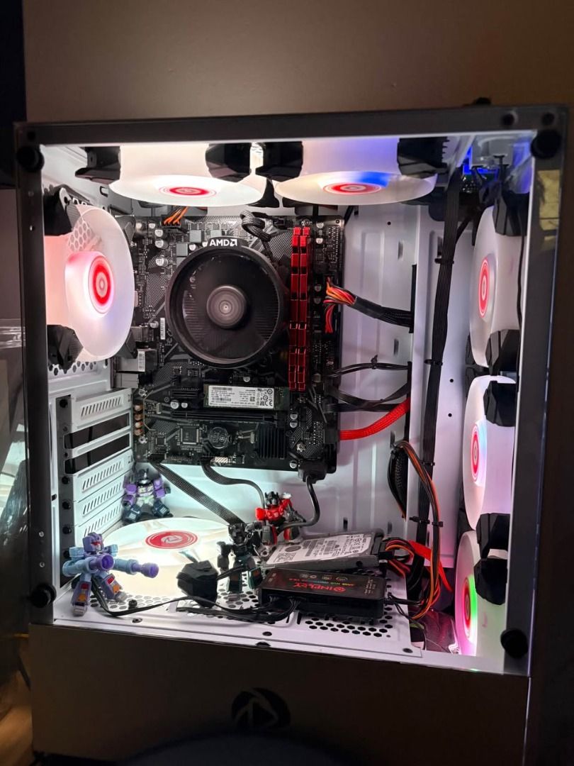 Ryzen 3 SYSTEM UNIT (Category: Desktops) located in Baguio. Submitted by jeikei27 (Listing ID 1469627326, Image 1). Description: 🔥 PC FOR SALE ✨ 📌 PC Specifications: ✅CPU: AMD Ryzen 3 3200G ✅Motherboard: Gigabyte B450M K (still like new) ✅CPU Upgrade Support: Compatible with selected AMD Ryzen 1st, 2nd, 3rd, 4000G, and 5000 Series processors, depending on CPU support and BIOS version ✅RAM: 16GB (2×8GB) Ramsta DDR4 2666MHz ✅SSD: 128GB SK Hynix S