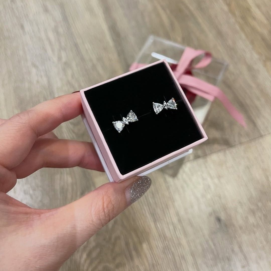 SALE ❗Pandora Sparkling Bow Stud Earrings (Category: Earrings) located in Manila. Submitted by badaloves_u (Listing ID 1469703339, Image 3). Description: - 💯 Authentic Pandora with Authenticity ALE marks - FREE Box and Paper bag 🛍️ - ✨ FREE Cleaning to any Pandora Store 🛵 LALAMOVE courier for same day delivery 🚚 J&T provincial courier.