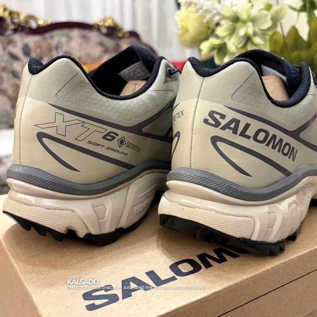SALOMON XT-6 WHITE PEPPER (Category: Sneakers) located in Marikina City. Submitted by kalsado.ph (Listing ID 1469679797, Image 3). Description: 100% Legit | Money-Back Guarantee!💯 DM us for price checks — just send the pair and size you want! SLMN XT-6 GORE TEX WHITE PEPPER SILVER SAGE ONHAND: 7us / 8us / 9us -12,500 Marikina City, NCR Prices may change without prior notice. #price #philippines #salomon #goretex #xt6.