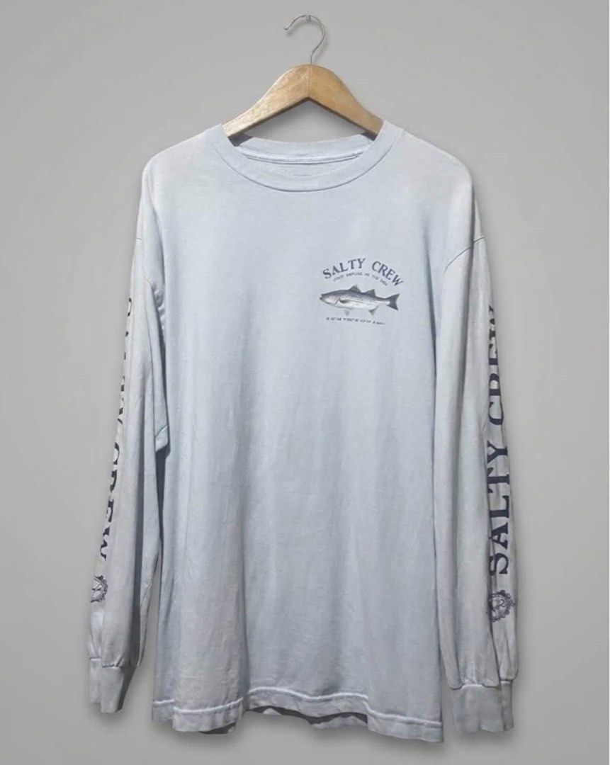 SALTY CREW S/SHIRT (Category: Tshirts & Polo Shirts ) located in Davao. Submitted by ronz31 (Listing ID 1469688412, Image 3). Description: PTPA/FS SALTY CREW S/SHIRT MEDIUM WITH BACKHIT AND SLEEVES W:20.5" L:29" DM📩📩📩.