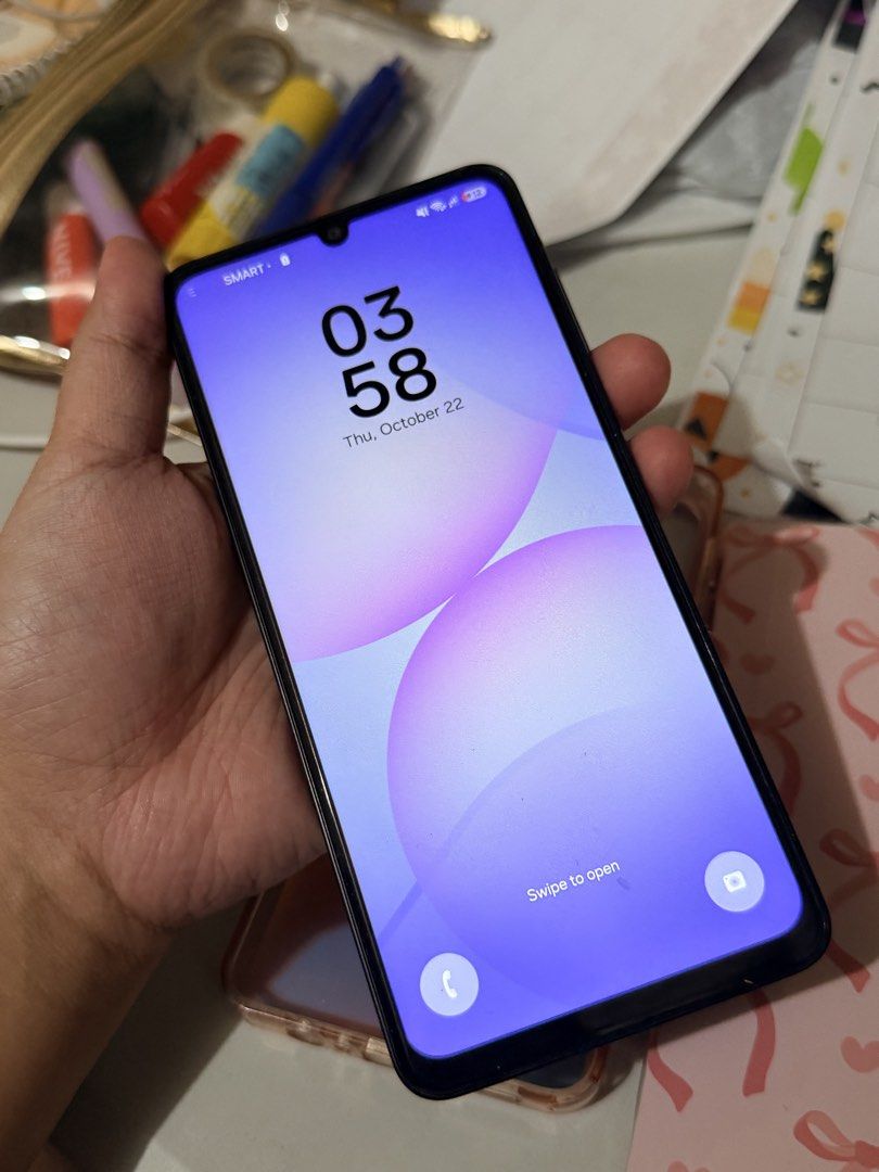 Samsung A07 4G (Category: Samsung) located in Manila. Submitted by mythingsdeclutter (Listing ID 1469676151, Image 3). Description: 📱 SAMSUNG A07 4G * Storage: 64GB * Condition: No issues, smooth performance * Physical condition: No dents * Inclusions: Phone case and charging cord * Reason for Selling (RFS): This is only my second phone for another SIM card. I don’t use it that much anymore. 📩 Message me for inquiries!.