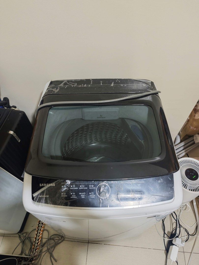 Samsung Digital Inverter Top Load Washing Machine (Category: Washing Machines and Dryers) located in Quezon City. Submitted by bedseller00 (Listing ID 1469616414, Image 1). Description: Usage: 2 years RFS: Upgraded Exclusions: Hoses Location: Near GMA Kamuning.