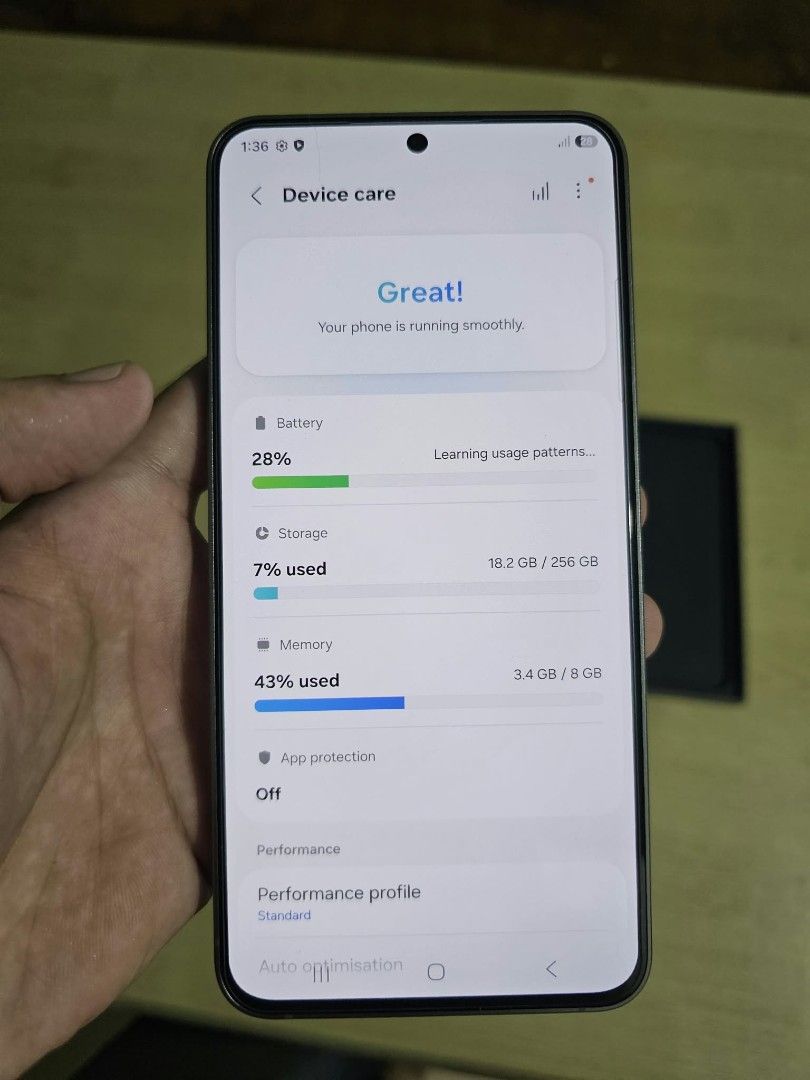 Samsung Galaxy S26 FE 256GB weeks old (Category: Samsung) located in Pasay City. Submitted by mxcfire021 (Listing ID 1469655229, Image 2). Description: 30k openline ntc 256GB not finance with Reciept.