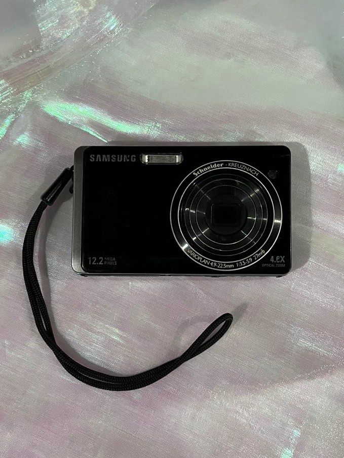 Samsung ST500 Digicam Digital Camera (Category: Cameras) located in Manila. Submitted by whooosshh (Listing ID 1469553156, Image 1). Description: ⸜❤︎⸝‍ samsung st500 digicam ⸜❤︎⸝‍ screen issue DOES NOT affect output ⸜❤︎⸝‍ inclusions: unit, battery, charger, sd card, strap ⸜❤︎⸝‍ front screen working .