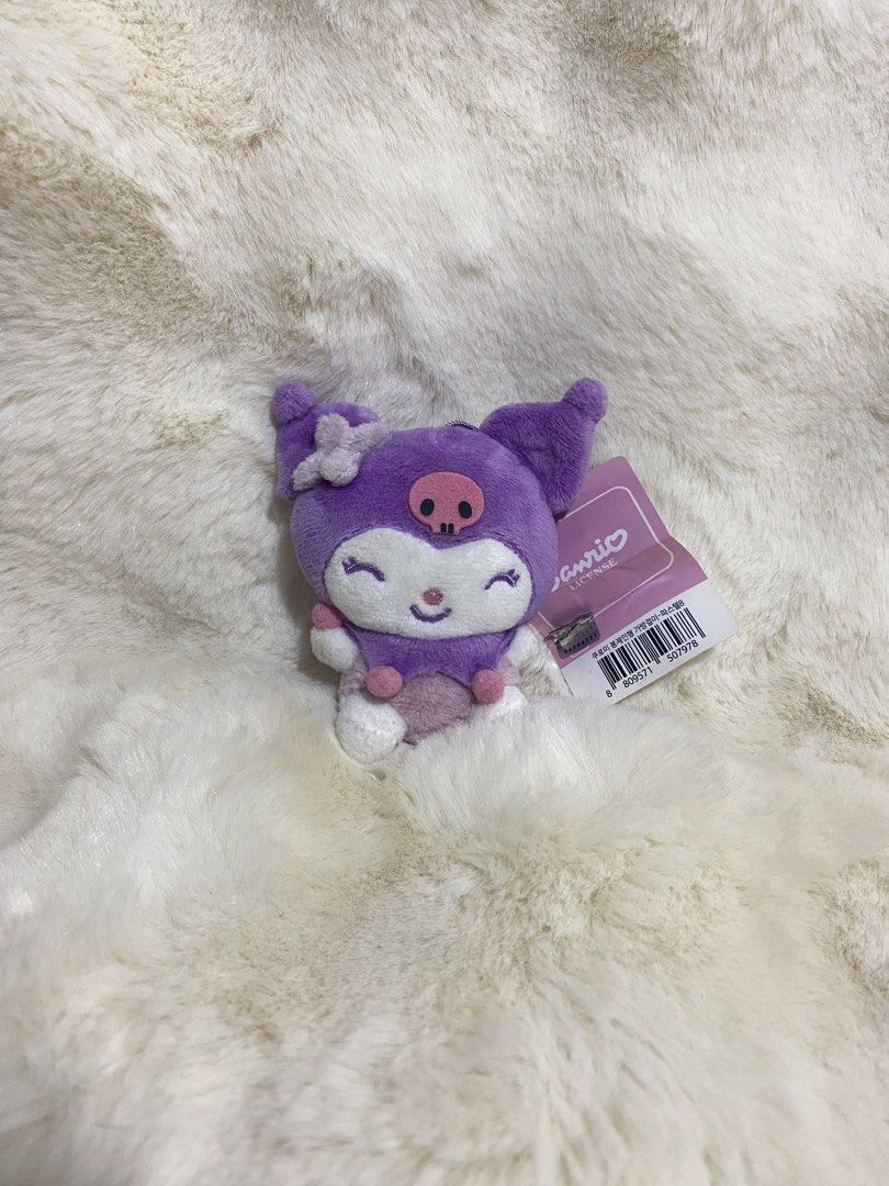 Sanrio’ Kuromi plush charm (Category: Plushies & Soft Toys) located in Kalibo. Submitted by ollie_stuffshop (Listing ID 1469671717, Image 1). Description: Before you send your inquiries: ❗️Last Price is already posted ❗️Manage your expectations, WYSIWYG ❗️May need washing ❗️Dropoff is every Wednesday & Sunday.