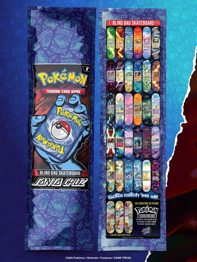 Shapoo Card Game Table Santa Cruz x pokemon, Sports Equipment, Sports & Games, Skates ...