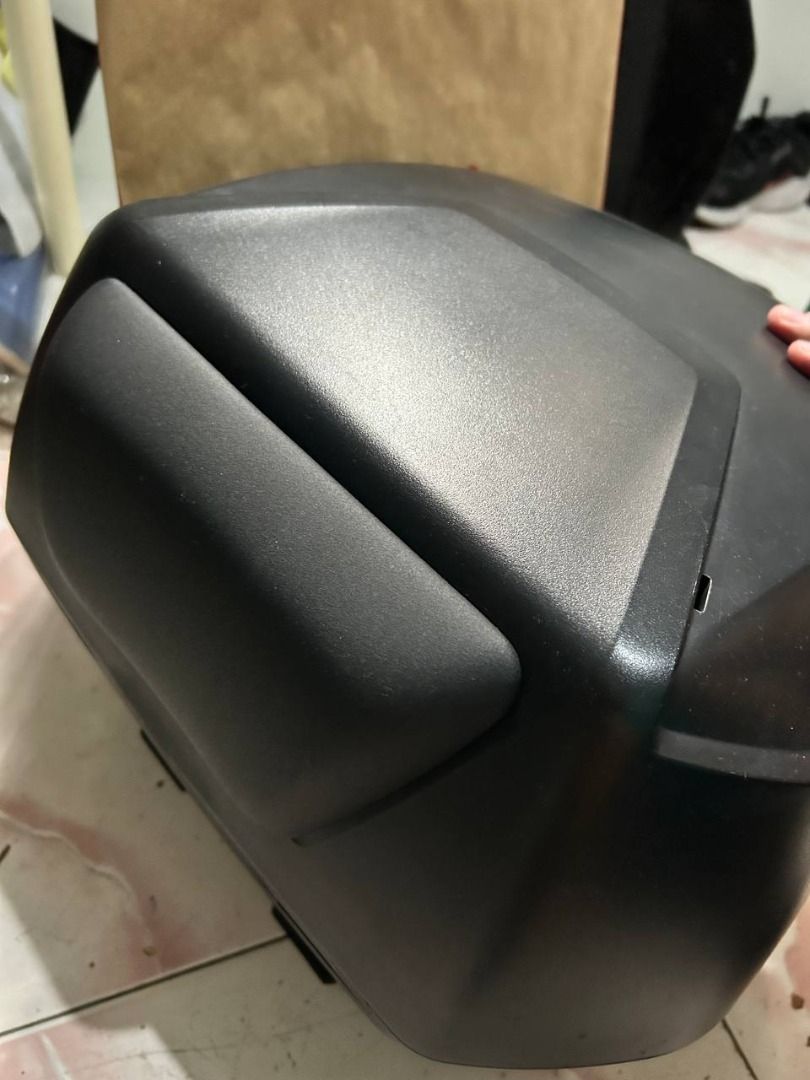 SEC Novalite 35L Hard Plastic Motorcycle Top Box (Black) (Category: Other Motorcycles Parts and Accessories) located in Quezon City. Submitted by ascendia (Listing ID 1469609563, Image 3). Description: With 2 original keys Base Plate Upgrade your motorcycle's storage with the SEC Novalite 35-Liter Top Box. Built from durable ABS hard plastic, this top box is designed for daily city commuting and secure cargo storage. Specifications & Inclusions: 